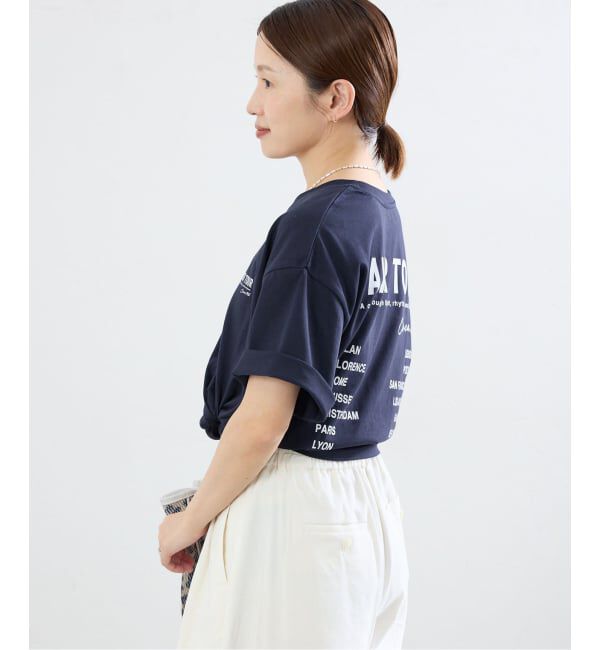 IENA「バックロゴツアーTシャツ」|Tシャツ・カットソー|