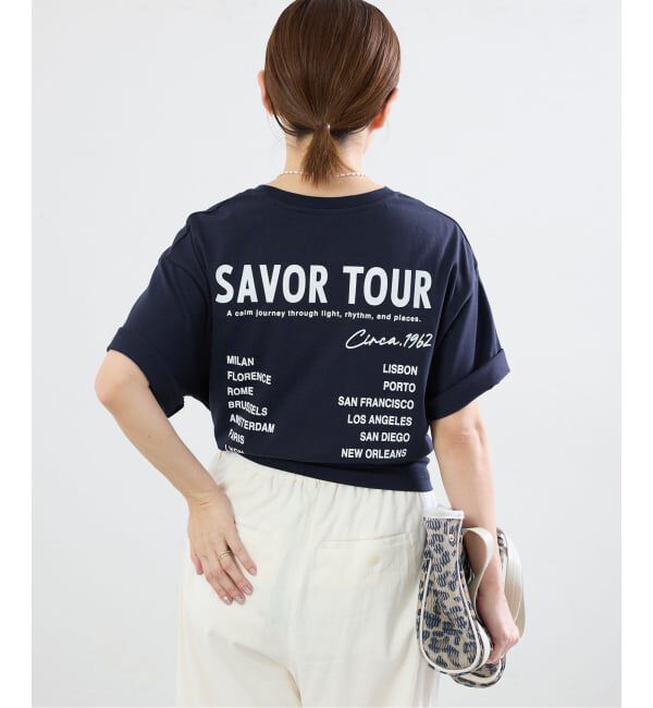 IENA「バックロゴツアーTシャツ」|Tシャツ・カットソー|
