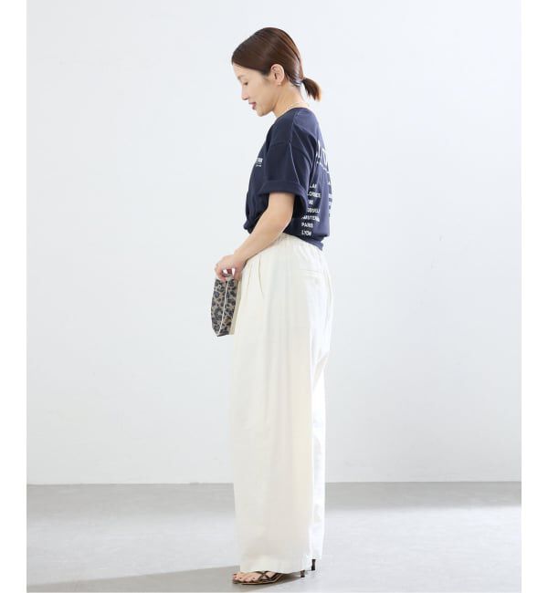 IENA「バックロゴツアーTシャツ」|Tシャツ・カットソー|