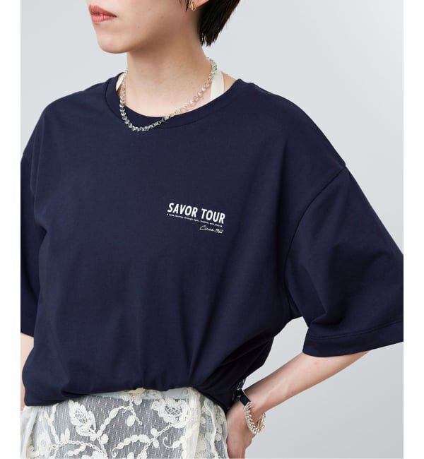 IENA「バックロゴツアーTシャツ」|Tシャツ・カットソー|