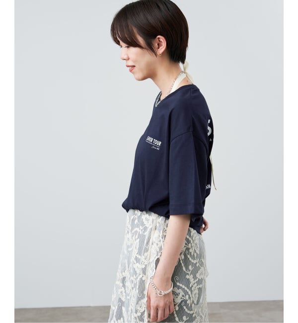 IENA「バックロゴツアーTシャツ」|Tシャツ・カットソー|