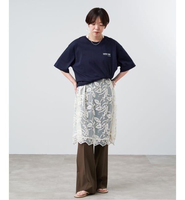 IENA「バックロゴツアーTシャツ」|Tシャツ・カットソー|