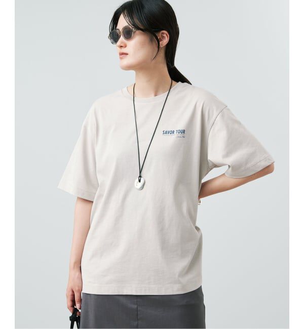 IENA「バックロゴツアーTシャツ」|Tシャツ・カットソー|