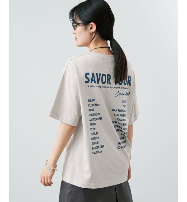 IENA「バックロゴツアーTシャツ」|Tシャツ・カットソー|