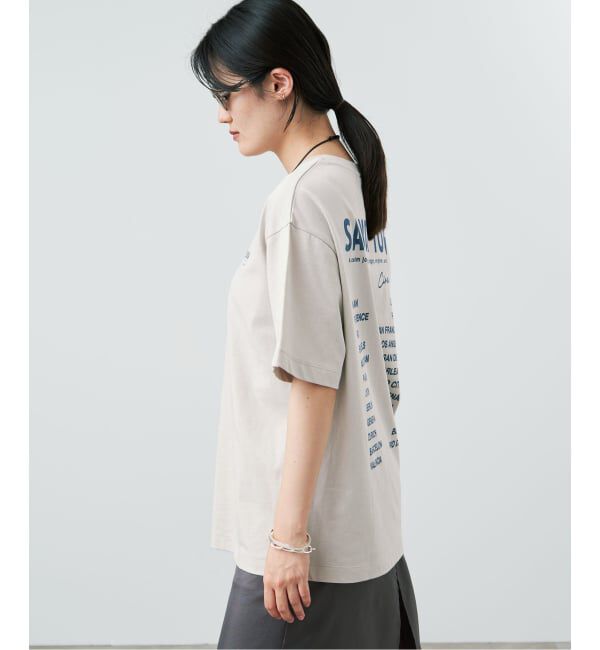 IENA「バックロゴツアーTシャツ」|Tシャツ・カットソー|