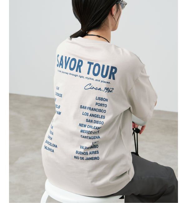 IENA「バックロゴツアーTシャツ」|Tシャツ・カットソー|