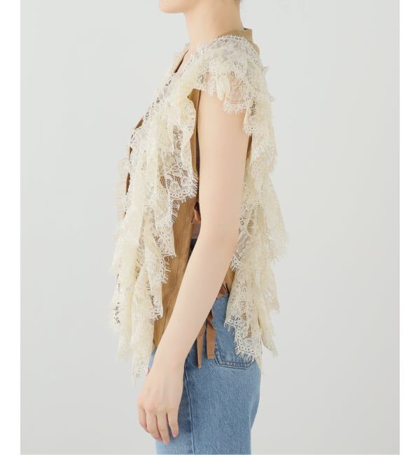 IENA LA BOUCLE「SEA NEW YORK シーニューヨーク  LISETTE SOLID SWEATER VEST PF26-034」|ニット・セーター|