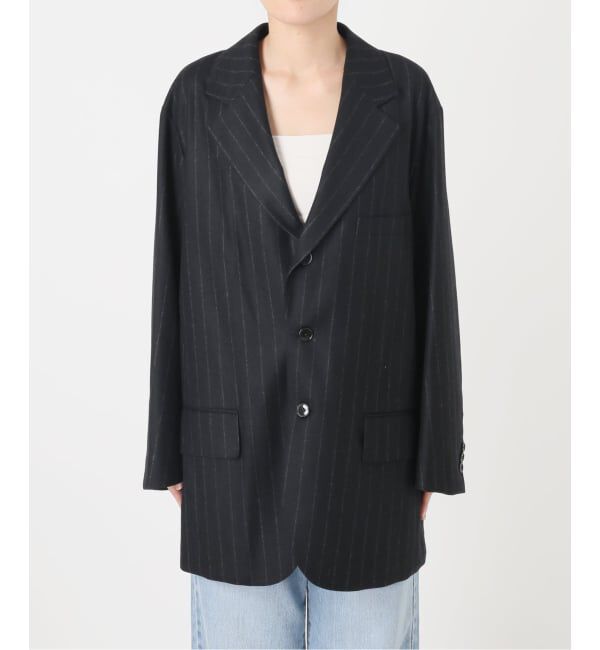 IENA「《予約》COUTURE D'ADAM/クチュールドアダム 別注 CashmereBlendStripe JK 26AW-013」|その他|