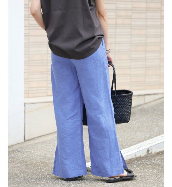 JOURNAL STANDARD relume「《追加》麻スリットイージーパンツ」|その他|
