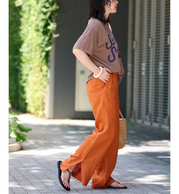 JOURNAL STANDARD relume「《追加》麻スリットイージーパンツ」|その他|