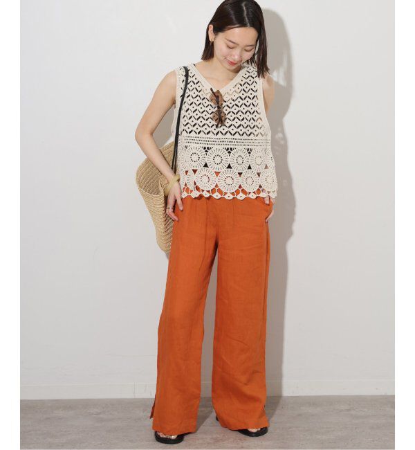 JOURNAL STANDARD relume「《追加》麻スリットイージーパンツ」|その他|