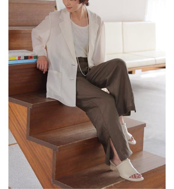 JOURNAL STANDARD relume「《一部WEB限定追加4》麻スリットイージーパンツ」|その他|
