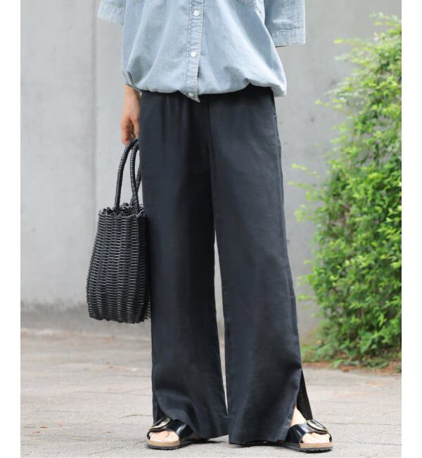 JOURNAL STANDARD relume「《一部WEB限定追加4》麻スリットイージーパンツ」|その他|