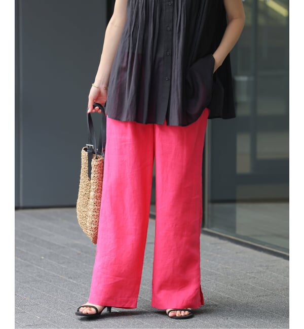 JOURNAL STANDARD relume「《一部WEB限定追加4》麻スリットイージーパンツ」|その他|