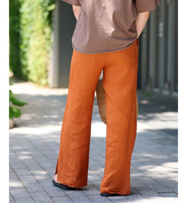 JOURNAL STANDARD relume「《一部WEB限定追加4》麻スリットイージーパンツ」|その他|