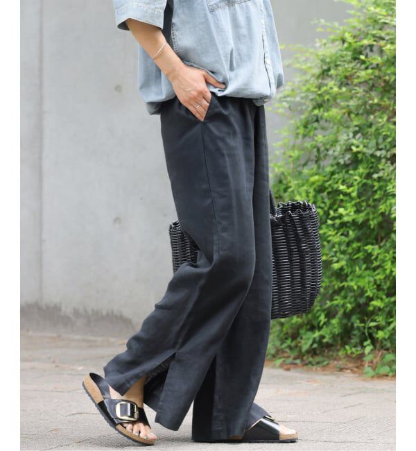 JOURNAL STANDARD relume「《一部WEB限定追加4》麻スリットイージーパンツ」|その他|