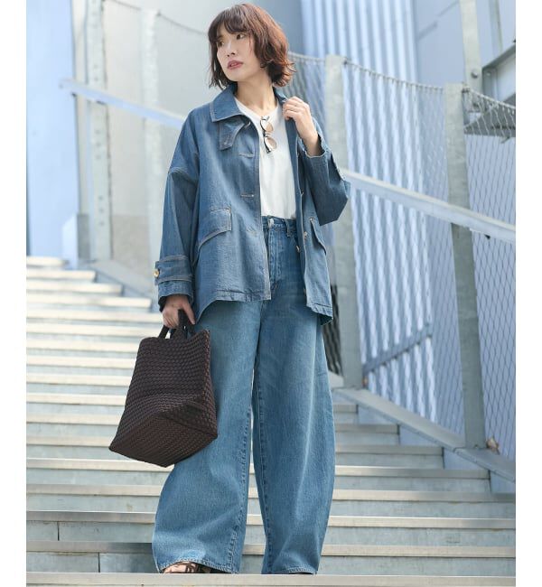 journal standard L'essage「【MACKINTOSH/マッキントッシュ】別注 HUMBIE DENIM JACKET MB：コート2」|ステンカラーコート|