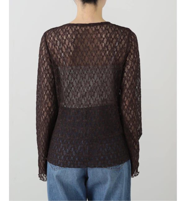 JOURNAL STANDARD relume「《追加》フラワーシアーレースロングスリーブ」|Tシャツ・カットソー|
