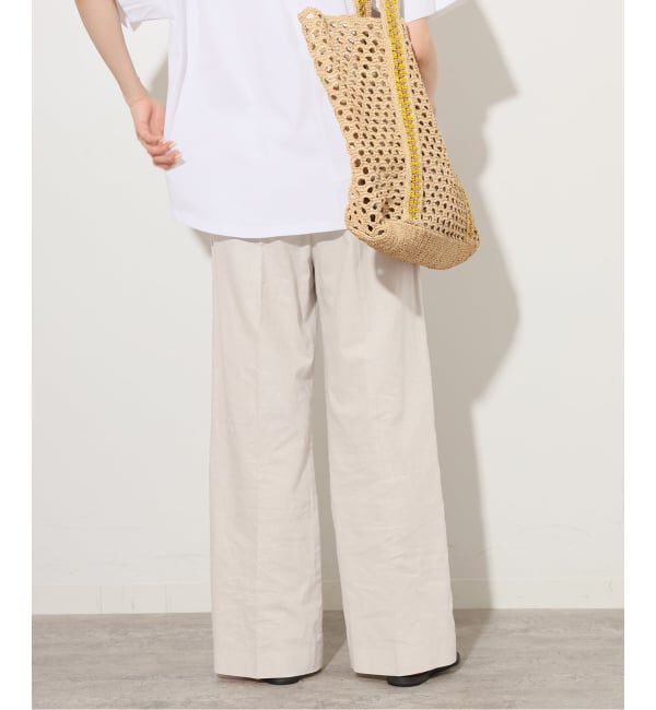 JOURNAL STANDARD relume「リネンコットンギャザータックパンツ」|その他|