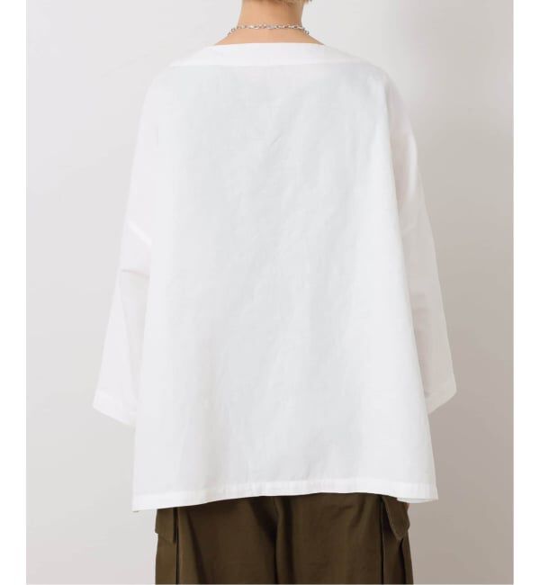 journal standard luxe「CLシャンブレー ボートネックブラウス」|シャツ・ブラウス|