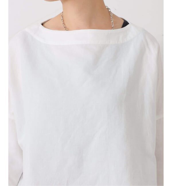 journal standard luxe「CLシャンブレー ボートネックブラウス」|シャツ・ブラウス|