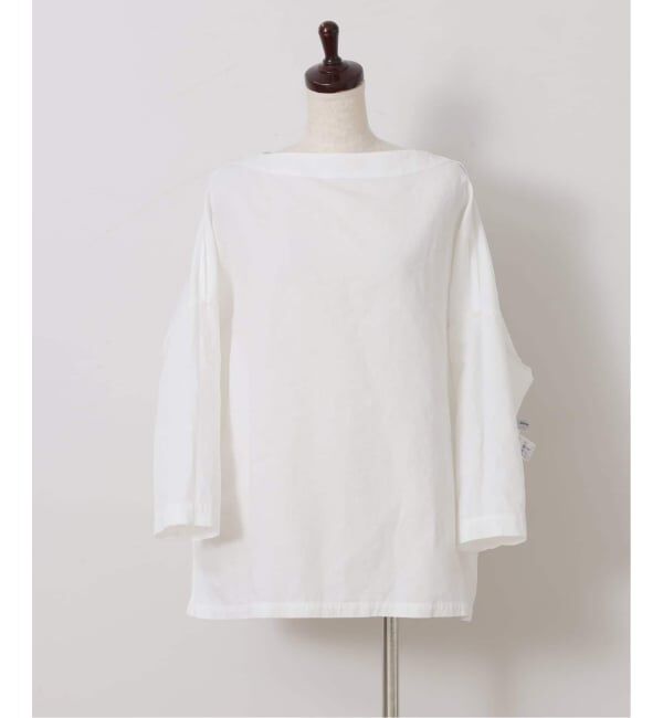 journal standard luxe「CLシャンブレー ボートネックブラウス」|シャツ・ブラウス|
