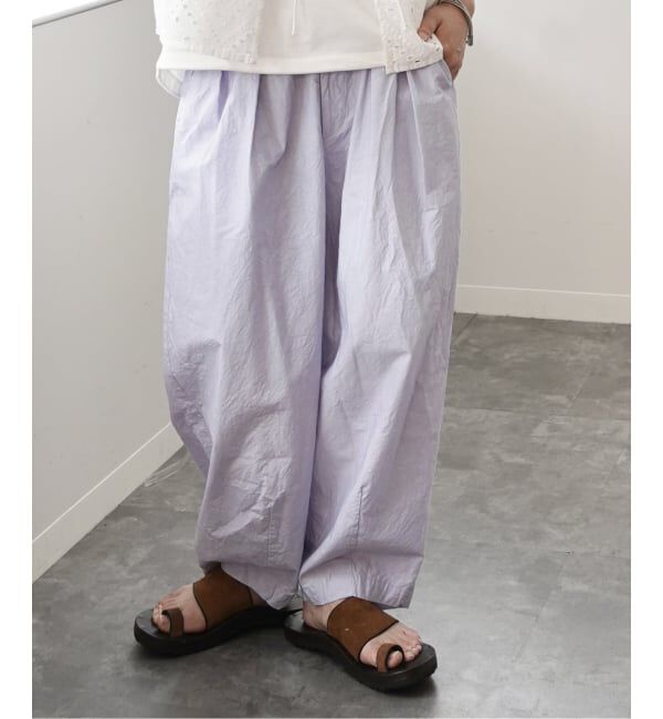 journal standard luxe「ダウンプルーフ タックカーブパンツ」|その他|パープル B