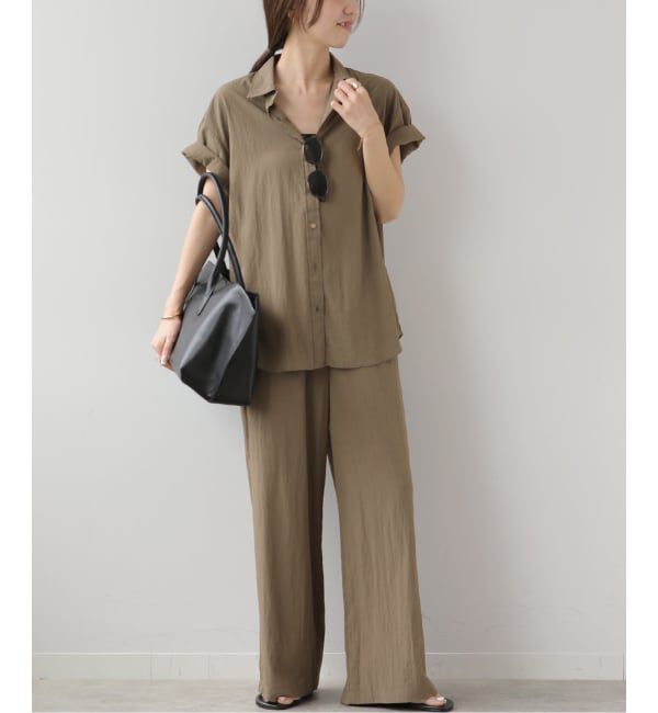 JOURNAL STANDARD relume「［2枚セット / 手洗い可］ハーフスリーブシャツ+パンツ2SETオールインワン」|その他|
