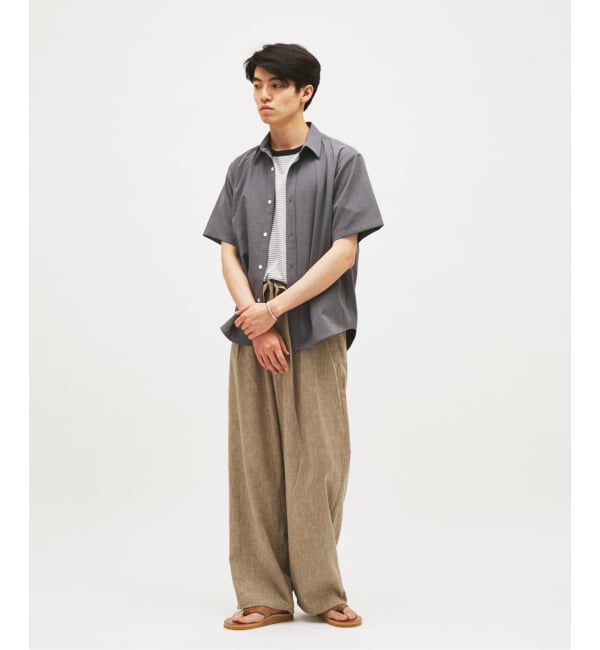 JOURNAL STANDARD「EVALET / エバレット ST レギュラー カラー 半袖 シャツ」|シャツ・ブラウス|