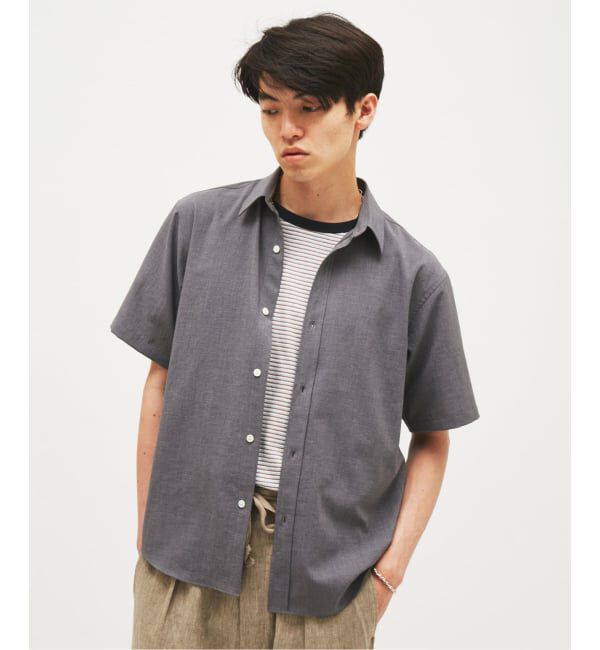 JOURNAL STANDARD「EVALET / エバレット ST レギュラー カラー 半袖 シャツ」|シャツ・ブラウス|