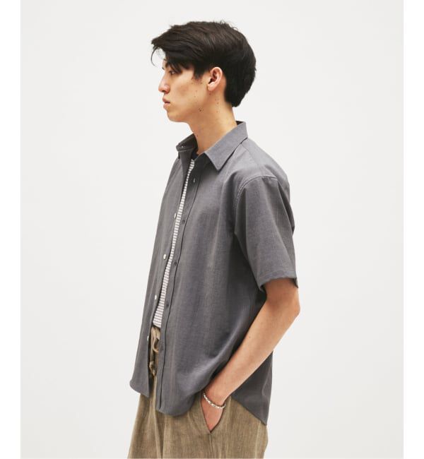 JOURNAL STANDARD「EVALET / エバレット ST レギュラー カラー 半袖 シャツ」|シャツ・ブラウス|