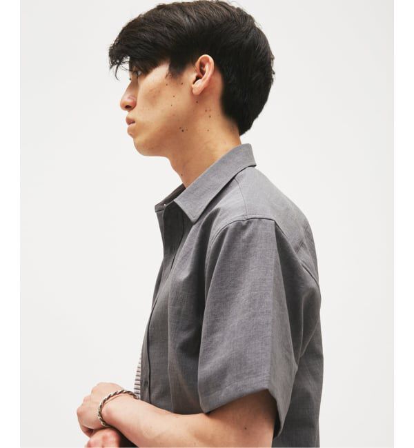 JOURNAL STANDARD「EVALET / エバレット ST レギュラー カラー 半袖 シャツ」|シャツ・ブラウス|