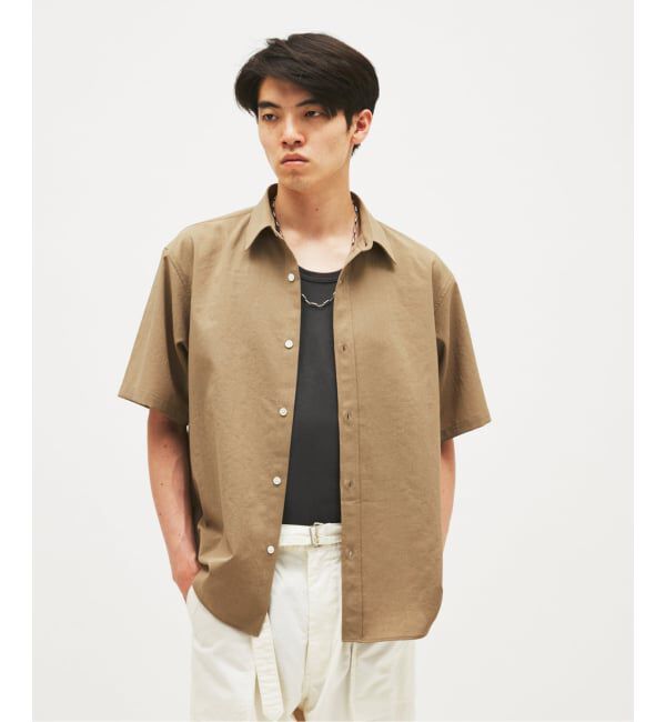 JOURNAL STANDARD「EVALET / エバレット ST レギュラー カラー 半袖 シャツ」|シャツ・ブラウス|
