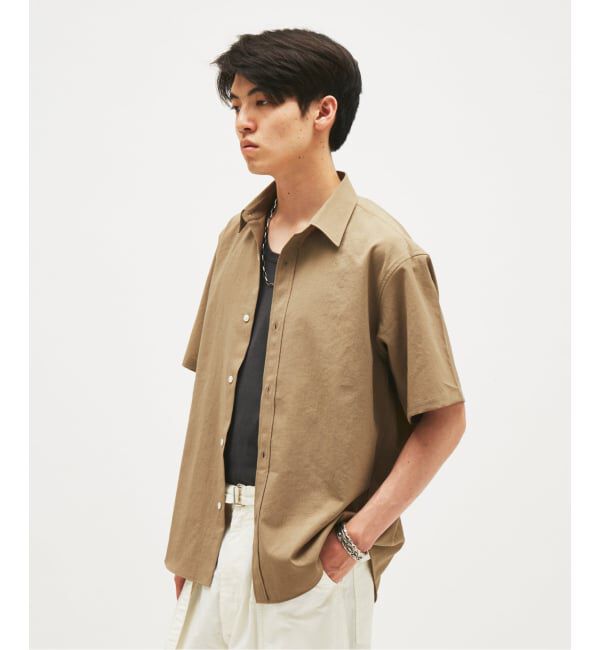 JOURNAL STANDARD「EVALET / エバレット ST レギュラー カラー 半袖 シャツ」|シャツ・ブラウス|
