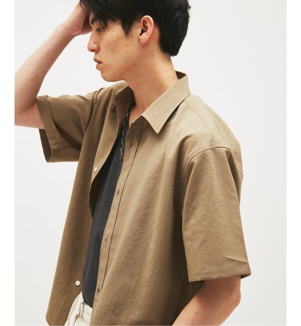 JOURNAL STANDARD「EVALET / エバレット ST レギュラー カラー 半袖 シャツ」|シャツ・ブラウス|