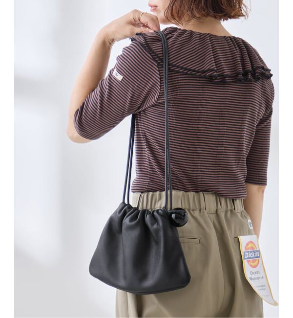 journal standard L'essage「《予約》Bucket Baggage/バケットバゲージ Ball Charm Soft Mini バッグ」|ショルダー・メッセンジャー|