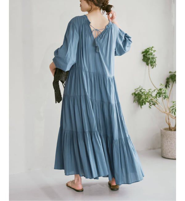 Spick and Span「HYU 2WAYティアードワンピース」|ワンピース|