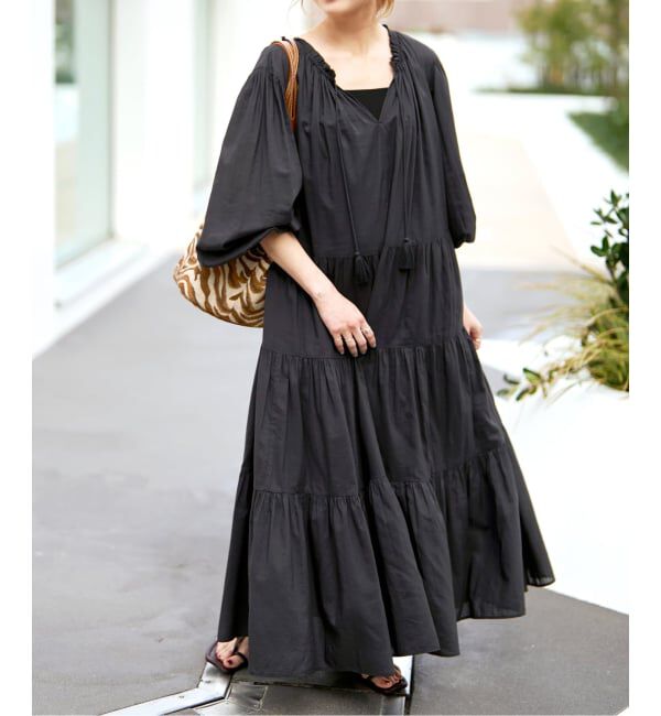 Spick and Span「HYU 2WAYティアードワンピース」|ワンピース|