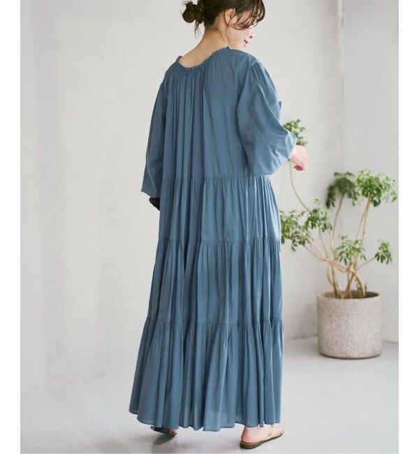 Spick and Span「HYU 2WAYティアードワンピース」|ワンピース|