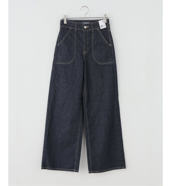 U by SPICK&SPAN「《追加》SOMETHING LISA LACE UP WIDE 2」|デニム|