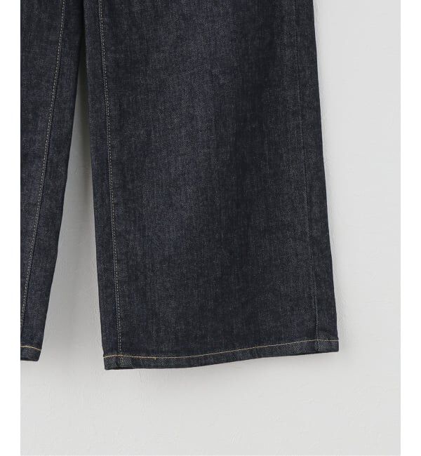 U by SPICK&SPAN「《追加》SOMETHING LISA LACE UP WIDE 2」|デニム|