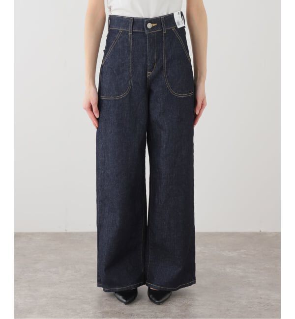 U by SPICK&SPAN「《追加》SOMETHING LISA LACE UP WIDE 2」|デニム|