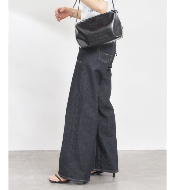 U by SPICK&SPAN「《追加》SOMETHING LISA LACE UP WIDE 2」|デニム|