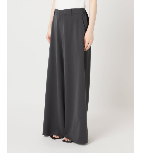 Spick and Span「ドライストレッチワイドパンツ」|スラックス|
