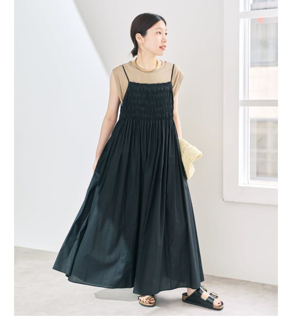 Spick and Span「ギャザーキャミワンピース」|ワンピース|