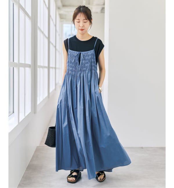 Spick and Span「ギャザーキャミワンピース」|ワンピース|