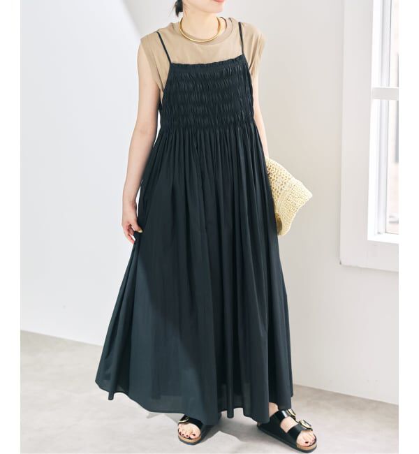 Spick and Span「ギャザーキャミワンピース」|ワンピース|