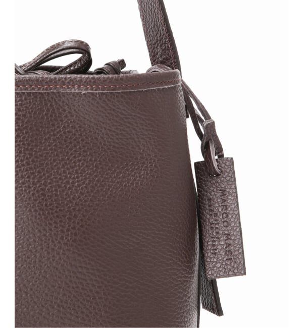  「《予約/WEB限定》MARCOMASI/マルコマージ leather basket leo」|トートバッグ|