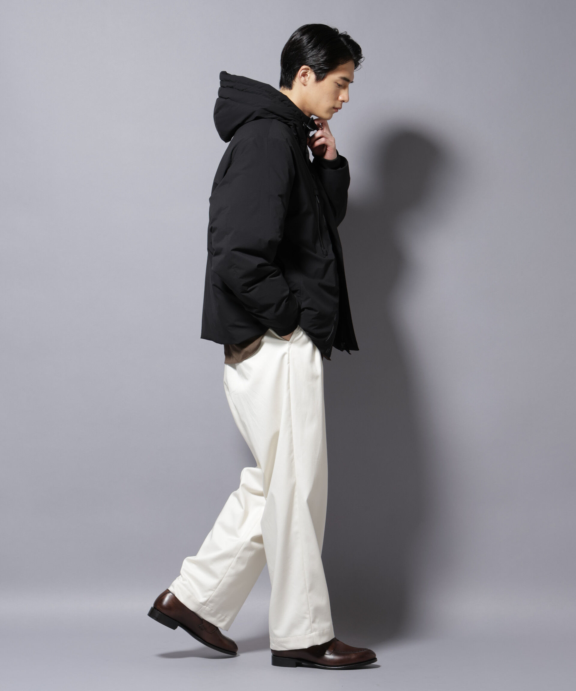 NANO universe「「西川ダウン(R)」SOLOTEXショートダウン」|ダウン|