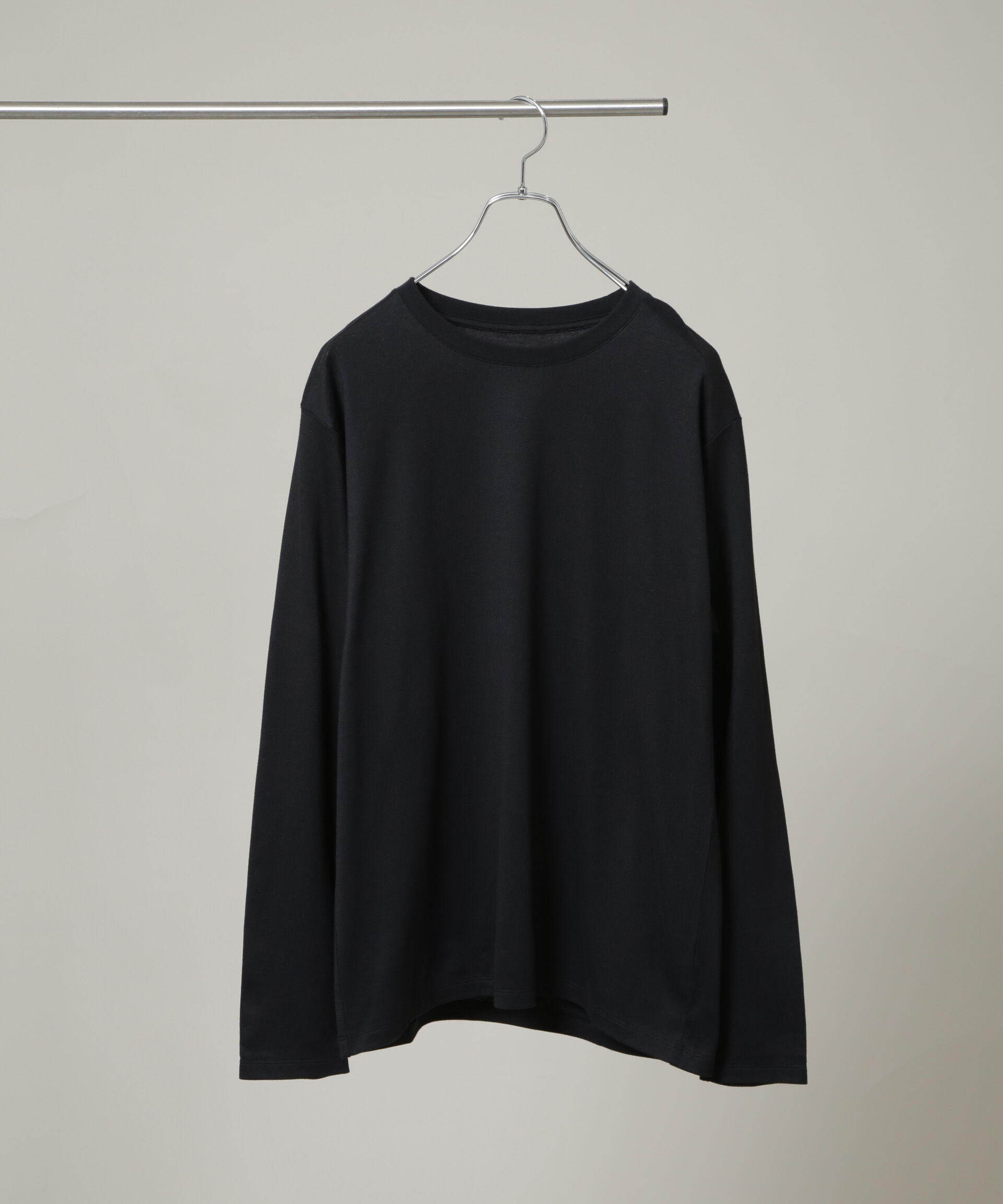 NANO universe「Anti Soaked(R)汗染み防止 クルーネックTシャツ 長袖」|Tシャツ・カットソー|